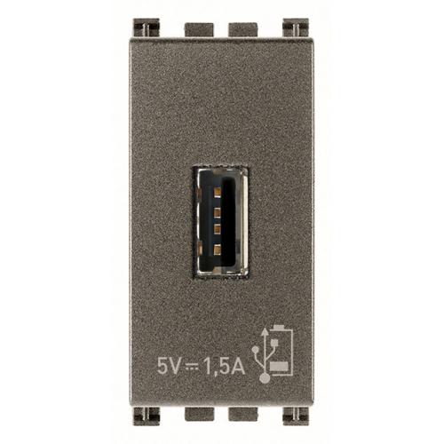 VIMAR - 19292.M - USB supply unit 5V 1,5A 1M Metal