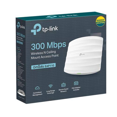 OMADA - Точка за достъп Access Point, 300 Mbps за монтаж на таван EAP110