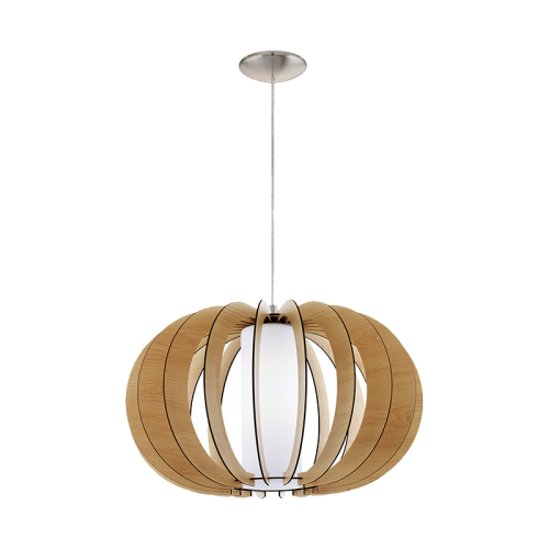 ELMARK - WOODY-3 PENDANT 1xE27 D400mm - 955WOODY/3