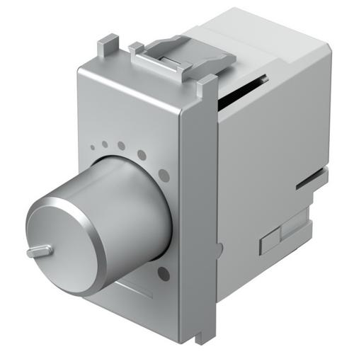 TEM - EM13ES Dimmer rotatable R=0-60W LED=0-60VA 1M, color Silver matt, Modul
