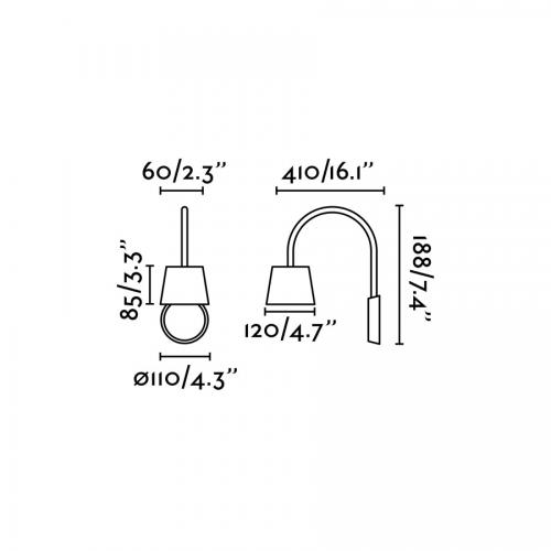 FARO - LED Аплик BLOME LED 62099