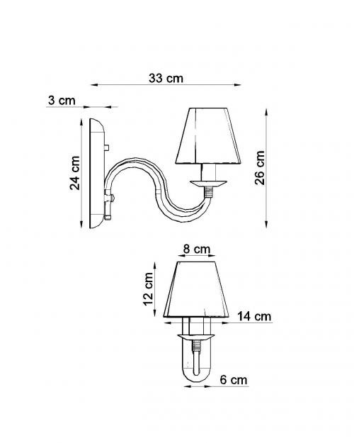 SOLLUX - wall lamp MINERWA ABAZUR white   SL.0557