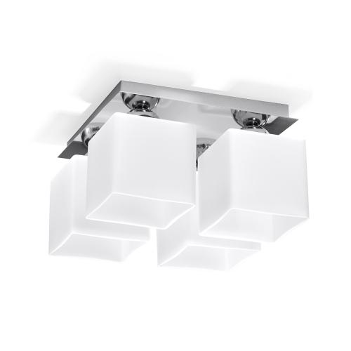 SOLLUX - ceiling lamp PIAZZA 4 chrome SL.0228