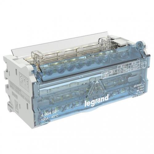 LEGRAND - Разпределителен клемен блок 100A 2P 6 модула SKU 400411