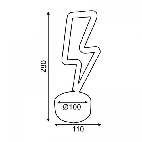 ACA LIGHTING - LED DECORATIVE,  warm white light, USB, IP20 X04341318