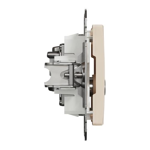 SCHNEIDER ELECTRIC - SDD112474S Sedna Design & Elements - TV/SAT Rosette 7db/3db, intermediate , beige