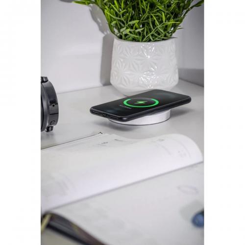 GTV Lighting - Контакт за вграждане в мебел CAMINO Pull-up 2x Schuko, USB A+C, безжично зарядно 10W, кабел 1,5 м, черен AE-BPW2SCAM-20