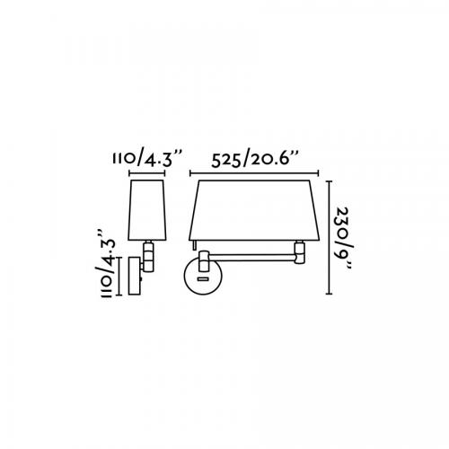 FARO - LED Аплик DESLIZ LED 28480