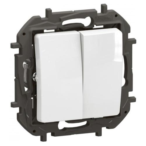 LEGRAND - Double button white Niloe New NP2320WH