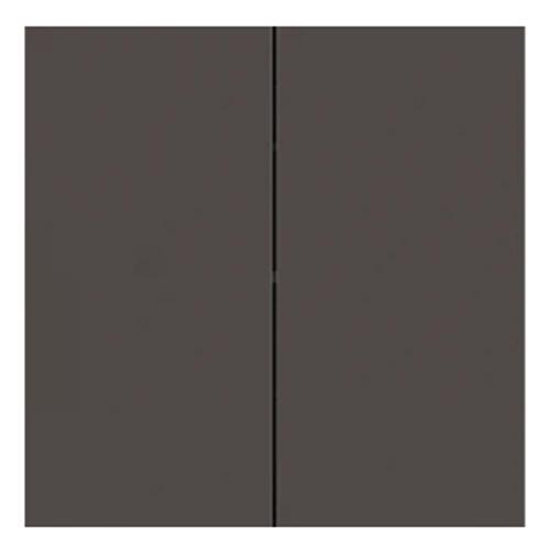 Ekinex - Face plate for 2 buttons vertical 30x60 Linea71 Fenix Cocoa - EK-T2R-FCC