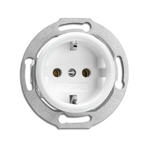 THPG - Outlet SCHUKO Ø 7,0 cm 16A Duroplast white 176400