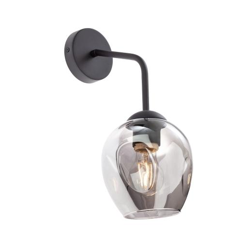 SMARTER - Аплик PIERCE 01-2618 цвят матово черен, опушен Е27 42W