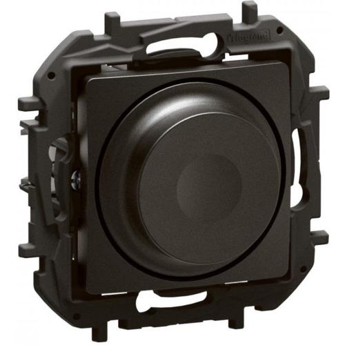 LEGRAND - Rotary dimmer R=5-300W L=5-300VA LED=5-75VA Black Niloe New NP2411BK