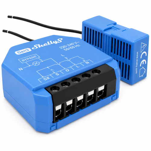 SHELLY - Smart Relay Micro-Module 1-Channel On/Off 1.2A NO NEUTRAL Shelly 1L Gen3 - 261637