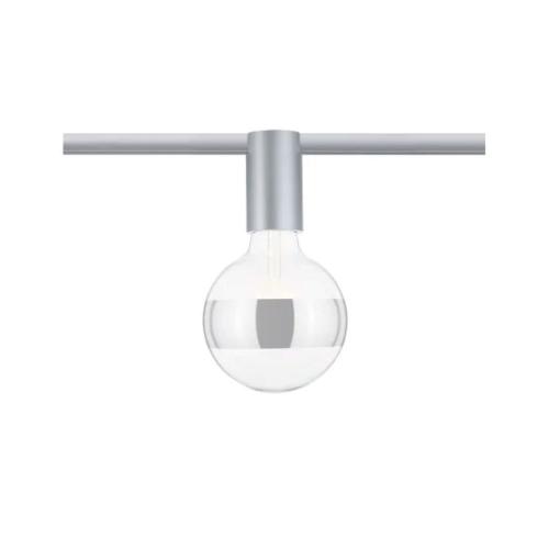 PAULMANN - 94973 URail rail spot socket single spot ⏺E27 max. 20W dimmable ~230V ⏺chrome matt