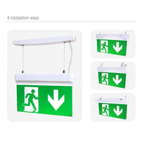 COmmel - LED emergency exit sign 2,2W 346-203