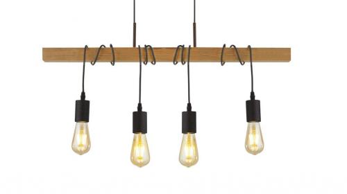 SEARCHLIGHT - Ceiling Pendant WOODY 95041-4BR Е27 4x60W