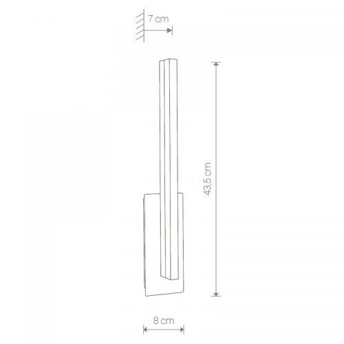 NOWODVORSKI - wall luminaire SPARTA I LED 9156