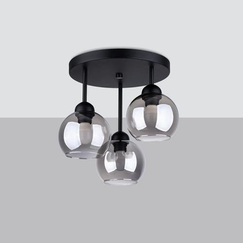 SOLLUX - Спот ALINO 3 черен  SL.1140 E27, 3x60W, 3x15W LED