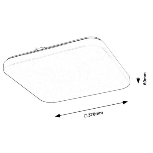RABALUX - CEILING LIGHTS VENDEL 71109 LED 24W 1570lm  3000K