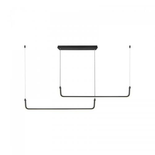 V-TAC - 24W LED Designer Hanging Light Black 4000K SKU: 6941