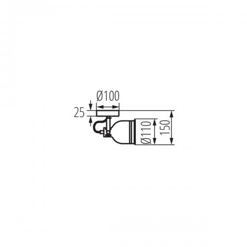KANLUX - Wall & ceiling lighting fitting DERATO EL-1O W-SR - 35641