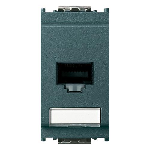 VIMAR - 16359.4 - RJ45 Cat5e Netsafe UTP 110 outlet grey