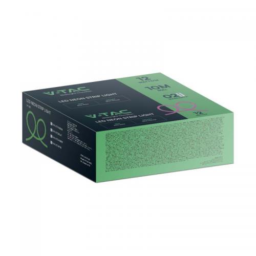 V-TAC -  SKU: 6873 VT-551 12W/M NEON FLEX AMBER 24V 10M ROLL