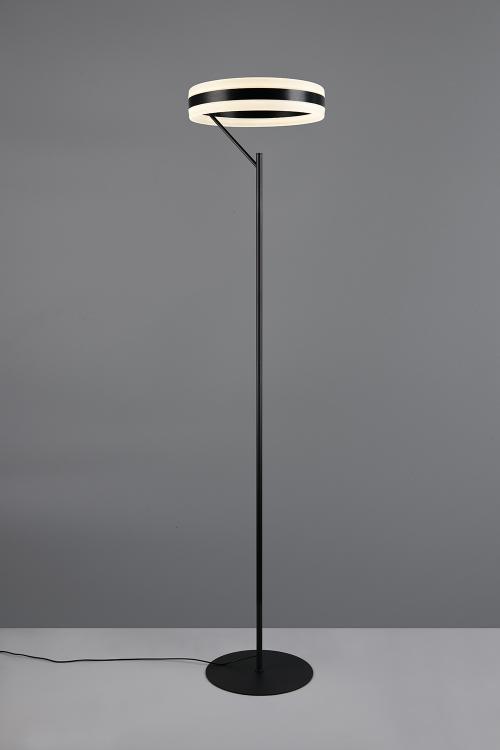 TRIO - Лампион Ø40cm h180cm DIOS 431410132 21W 2500lm, 2300+3000+4000K смяна на цветна температура, черен