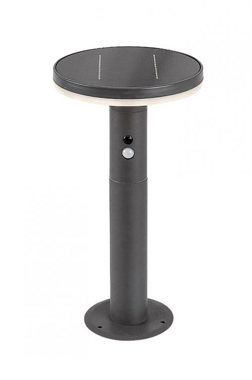 RABALUX - Стълб соларен със сензор ALASKA 77018 LED 10W, 250LM, IP44