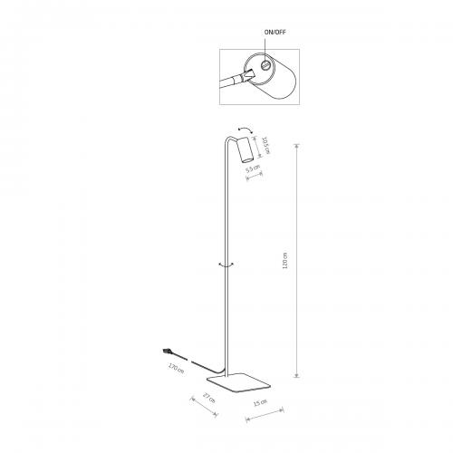 NOWODVORSKI - Lantern  MONO black 7707 • GU10  1 х 10 W • IP20