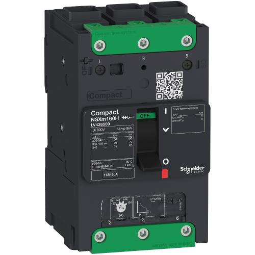 SCHNEIDER ELECTRIC - Circuit breaker ComPact NSXm E 3P 80А TM 16kA   LV426106