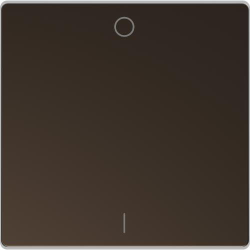 SCHNEIDER ELECTRIC - MTN3301-6052 Лицев панел за двуполюсен ключ 1/0 символ метален мока System Design