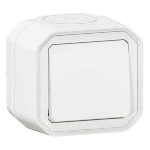 LEGRAND - Button monobloc for surface mounting color White IP55 Plexo New 69760L