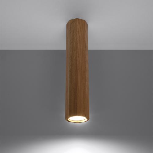 SOLLUX - Downlight for surface mounting ZEKE 30 oak SL.1034