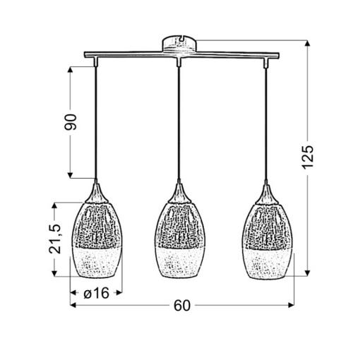 CANDELLUX - Pendant Celia 33-57327