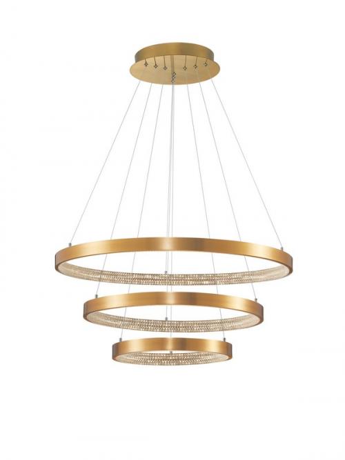 NOVA LUCE - pendant luminaire PRESTON 9862853 LED 112 W, 4731lm, 3000K IP20 D: 80 H: 150 cm