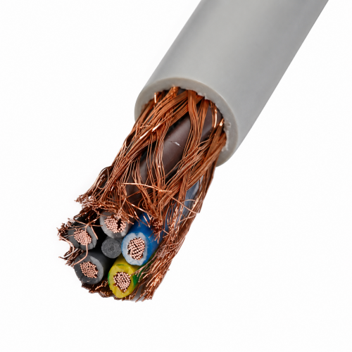 КАБЕЛ - Copper Shielded Cable 300/500V CPR Cca-s3,d1,a3, 5×1 mm², FR2OH2R16