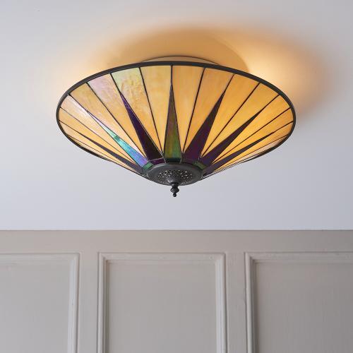INTERIORS 1900 - ceiling luminaire  DARK STAR  70240 E27, 2x60W