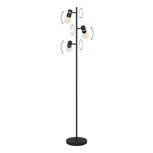 EGLO - floor luminaire LURONE 900179 E27, 3X10W