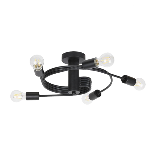 ELMARK - TWIST СПОТ 5xE27 ЧЕРЕН 955TWIST5/BL