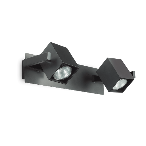 IDEAL LUX - wall luminaire MOUSE AP2 Nero 156705