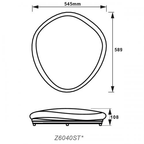 ACA LIGHTING - Плафон   WALL & CEILING LUMINAIRES  Z6040STC