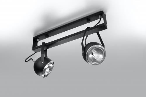SOLLUX - spot lamp  UDITO  2 black SL.0484