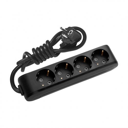 PANASONIC - 4x Socket 2P+E, With Child Protection, 3m Cord  WLTB0443-2WH