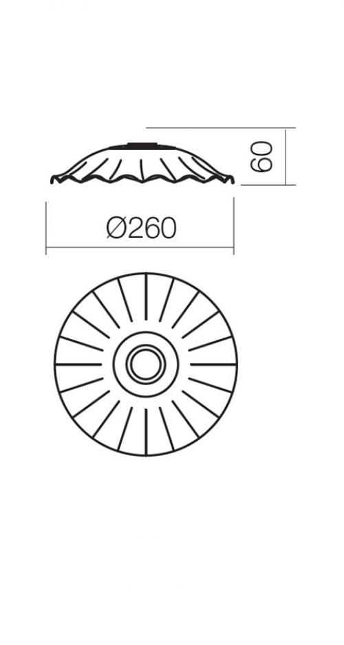 INCANTI - abajur  LEA CC26 ABAJUR CERAMICA D28 COTTA