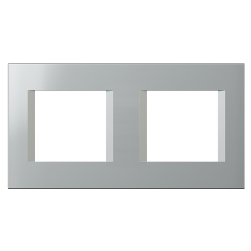 TEM - OL24ES Frame 2+2M, color Silver, Modul