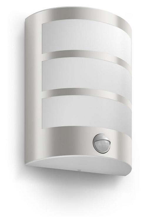 PHILIPS - Фасаден аплик със сензор IP44 Python IR 17324/47/16 2700K