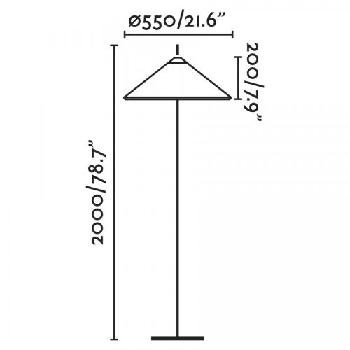 FARO - floor luminaire  SAIGON 71569-01 E27, 15W, IP65