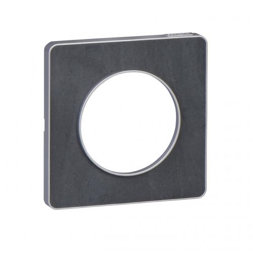SCHNEIDER ELECTRIC - S530802V Odace Touch aluminium декоративна рамка камък